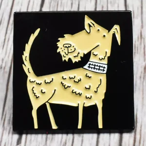 Irish Terrier dog pin soft enamel lapel brooch badge