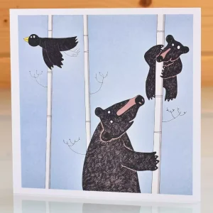 new born cards (or any occasion greeting) with mother and baby bear