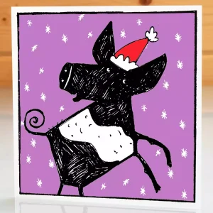pig Christmas cards