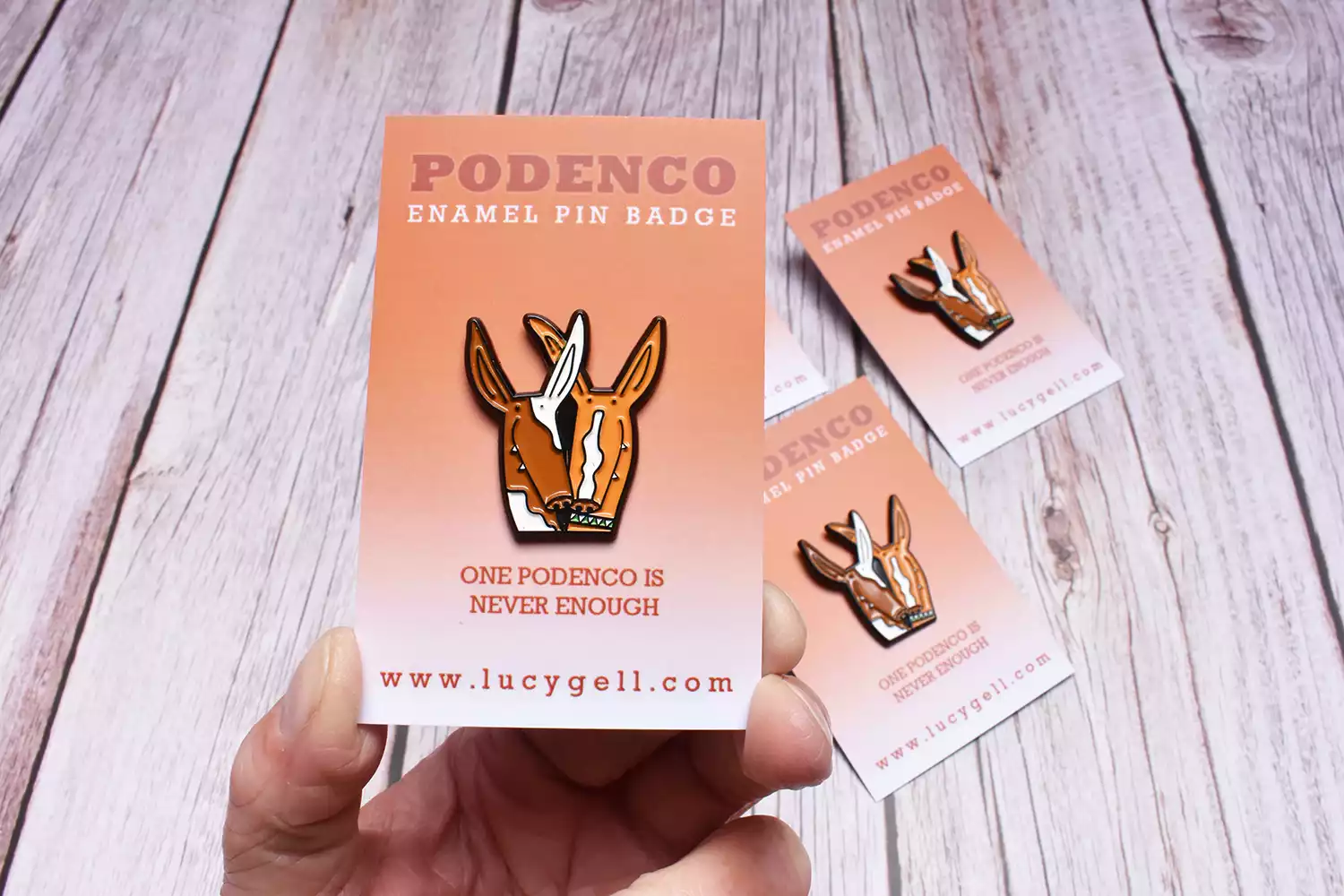 podenco canario dog lapel pin badge brooch pin
