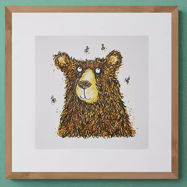 babys room wall art honey bear babys room wall art honey bear