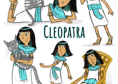 children's book illustration sample character mood board