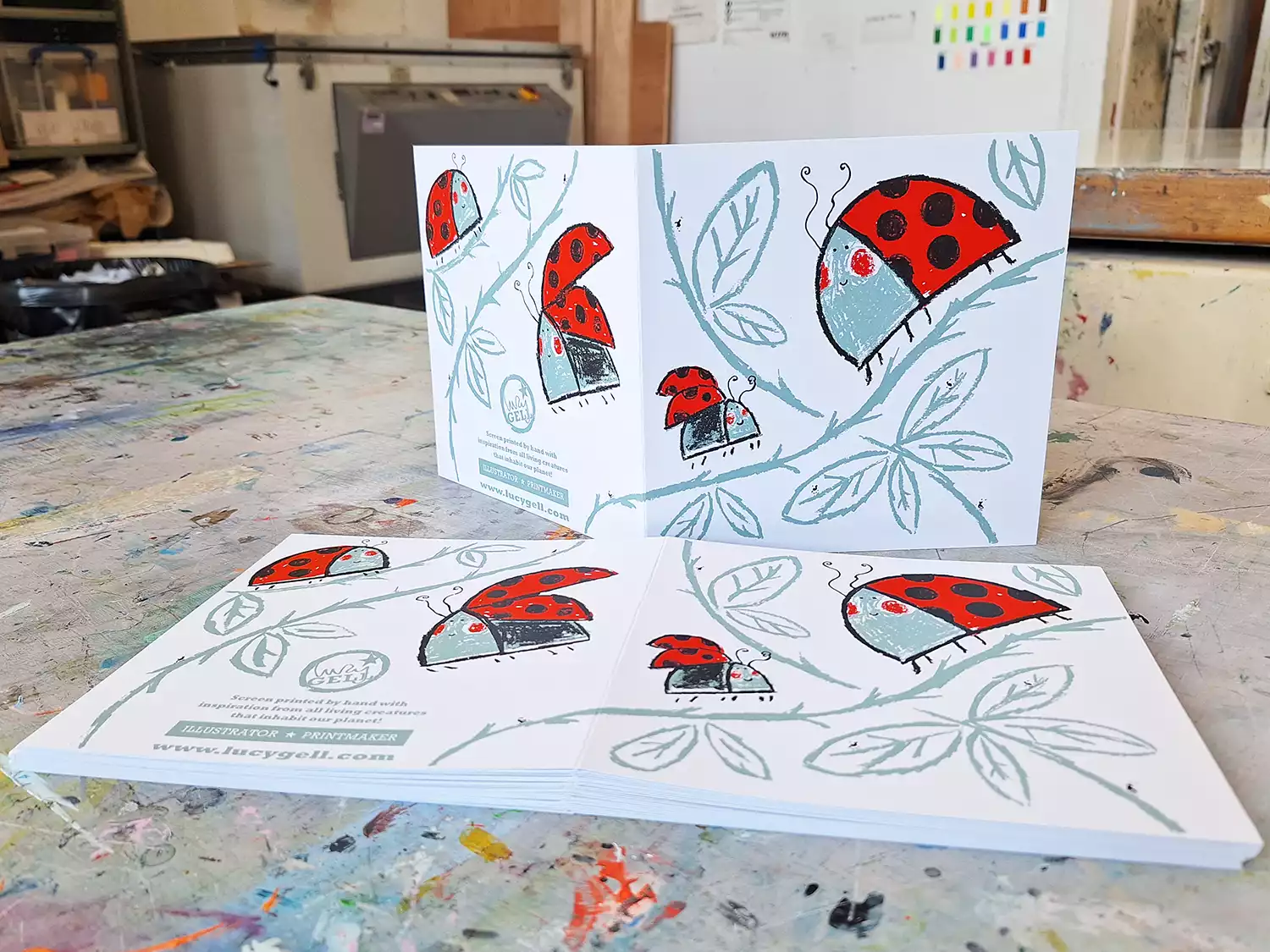 ladybird cards for any occasion for garden insect lovers