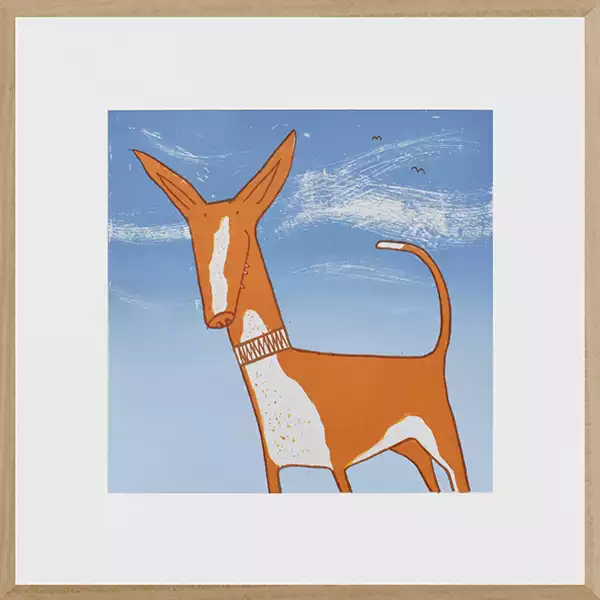 podenco art - wall prints featuring Spanish hound dogs for lovers & owners