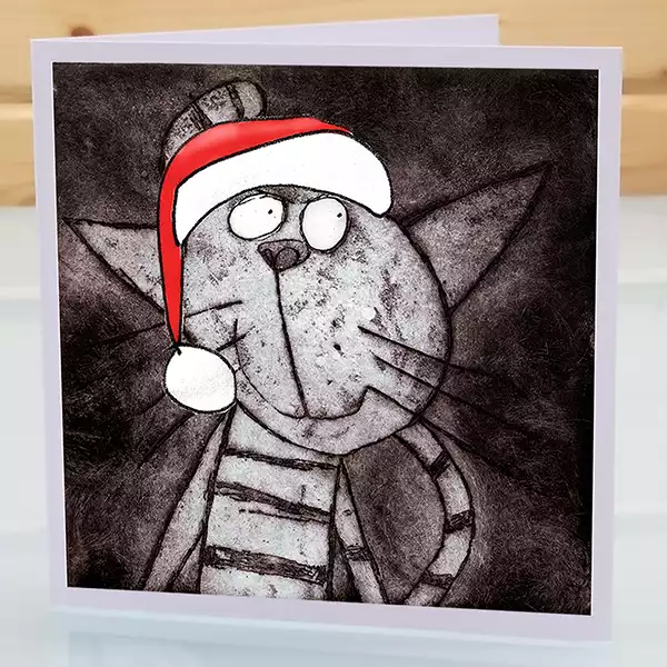 cat Christmas cards