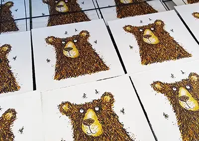 Bear screen prints